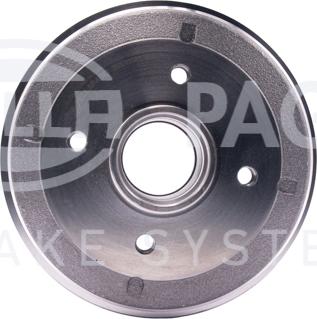 HELLA 8DT 355 301-211 - Тормозной барабан autospares.lv