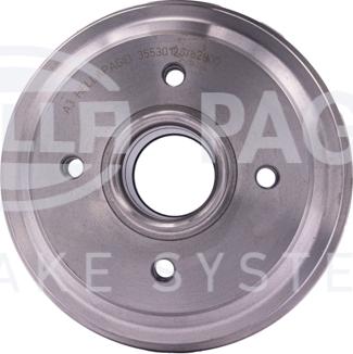 HELLA 8DT 355 301-281 - Тормозной барабан autospares.lv