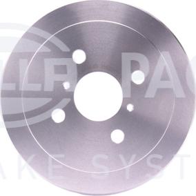 HELLA 8DT 355 301-751 - Тормозной барабан autospares.lv