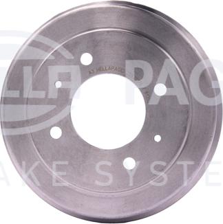 HELLA 8DT 355 301-781 - Тормозной барабан autospares.lv