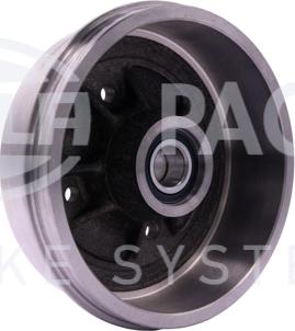 HELLA 8DT 355 302-801 - Тормозной барабан autospares.lv