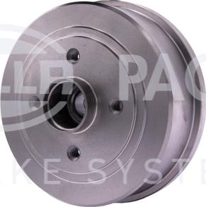 HELLA 8DT 355 302-731 - Тормозной барабан autospares.lv