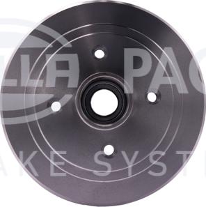 HELLA 8DT 355 302-731 - Тормозной барабан autospares.lv