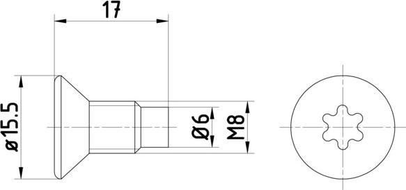 HELLA 8DZ 355 209-041 - Болт, диск тормозного механизма autospares.lv