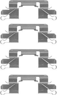 HELLA 8DZ 355 204-941 - Комплектующие для колодок дискового тормоза autospares.lv