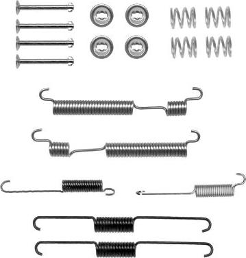 HELLA 8DZ 355 200-991 - Комплектующие, барабанный тормозной механизм autospares.lv