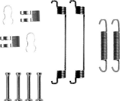 HELLA 8DZ 355 200-561 - Комплектующие, барабанный тормозной механизм autospares.lv