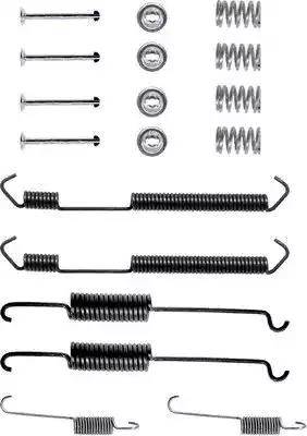 HELLA 8DZ 355 200-191 - Комплектующие, барабанный тормозной механизм autospares.lv