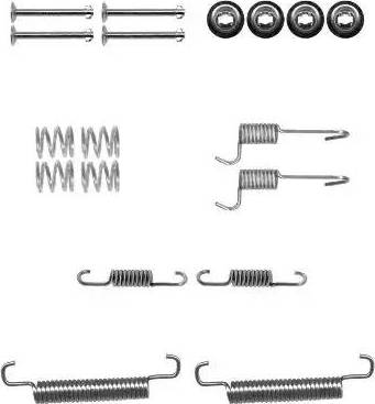 HELLA 8DZ 355 201-041 - Комплектующие, барабанный тормозной механизм autospares.lv