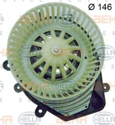 HELLA 8EW 009 159-084 - Вентилятор салона autospares.lv