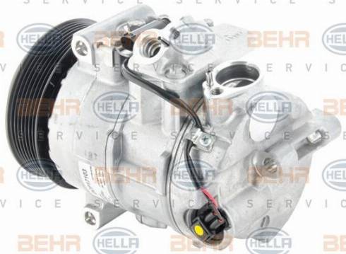 HELLA 8FK 351 006-451 - Компрессор кондиционера autospares.lv