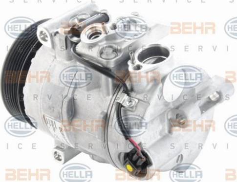 HELLA 8FK 351 006-481 - Компрессор кондиционера autospares.lv