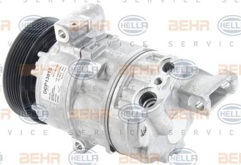 HELLA 8FK 351 006-431 - Компрессор кондиционера autospares.lv