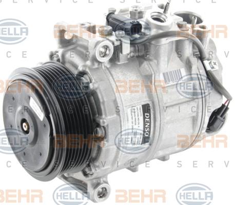 HELLA 8FK 351 006-471 - Компрессор кондиционера autospares.lv