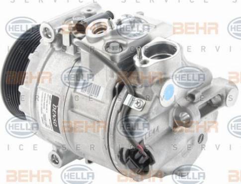 HELLA 8FK 351 006-471 - Компрессор кондиционера autospares.lv