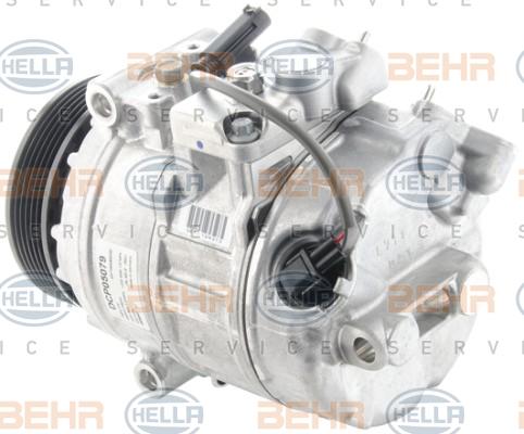 HELLA 8FK 351 006-391 - Компрессор кондиционера autospares.lv