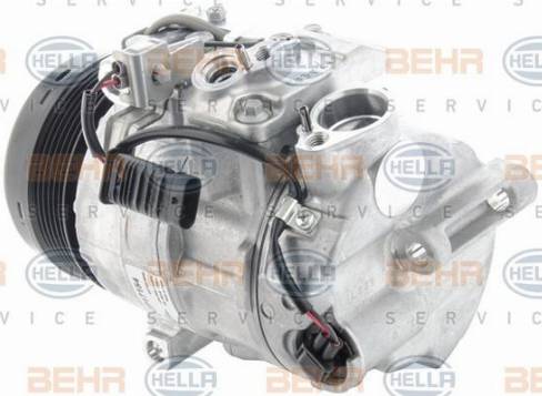 HELLA 8FK 351 006-351 - Компрессор кондиционера autospares.lv