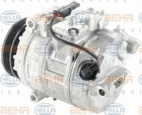 HELLA 8FK 351 006-361 - Компрессор кондиционера autospares.lv