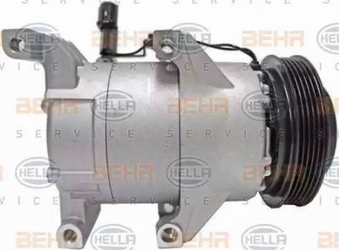 HELLA 8FK 351 001-361 - Компрессор кондиционера autospares.lv