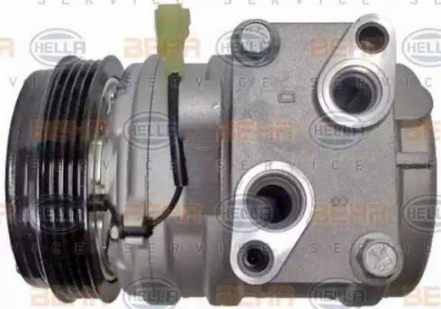 HELLA 8FK 351 001-381 - Компрессор кондиционера autospares.lv