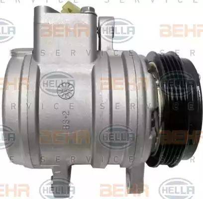 HELLA 8FK 351 001-381 - Компрессор кондиционера autospares.lv