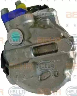 HELLA 8FK 351 001-371 - Компрессор кондиционера autospares.lv