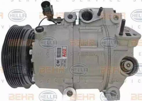 HELLA 8FK 351 001-261 - Компрессор кондиционера autospares.lv