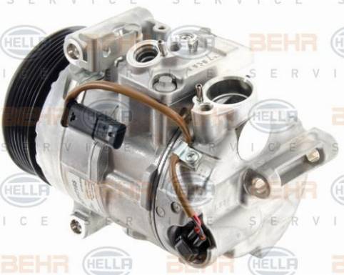 HELLA 8FK 351 008-271 - Компрессор кондиционера autospares.lv