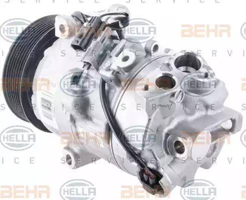 HELLA 8FK 351 003-451 - Компрессор кондиционера autospares.lv