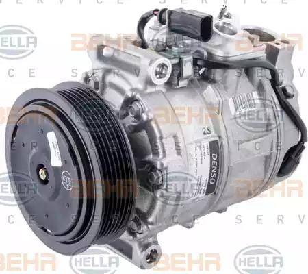 HELLA 8FK 351 003-401 - Компрессор кондиционера autospares.lv