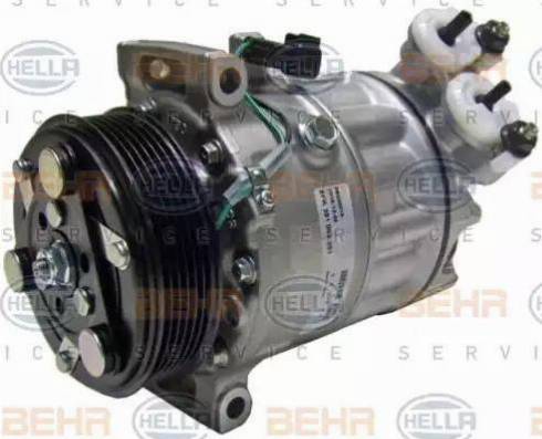 HELLA 8FK 351 003-261 - Компрессор кондиционера autospares.lv