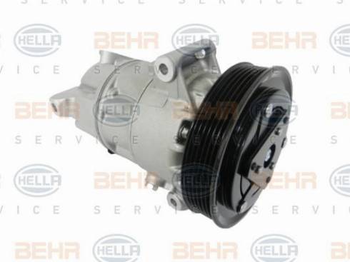 HELLA 8FK 351 003-751 - Компрессор кондиционера autospares.lv