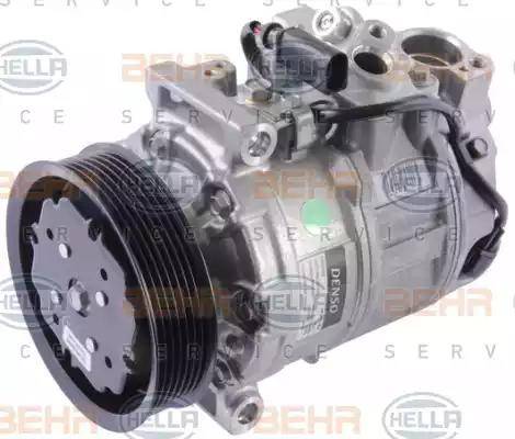 HELLA 8FK 351 002-451 - Компрессор кондиционера autospares.lv