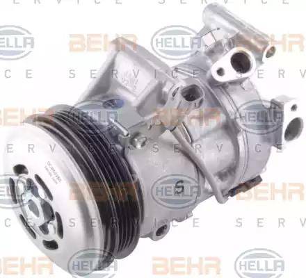 HELLA 8FK 351 002-401 - Компрессор кондиционера autospares.lv