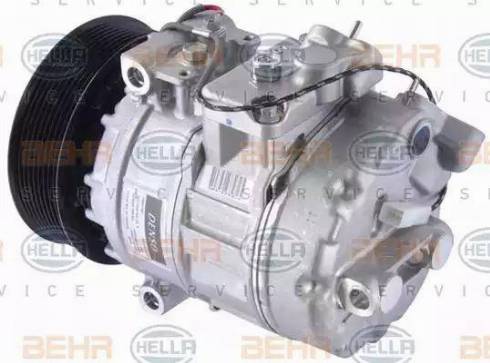 HELLA 8FK 351 002-421 - Компрессор кондиционера autospares.lv