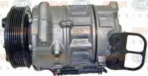 HELLA 8FK 351 002-471 - Компрессор кондиционера autospares.lv