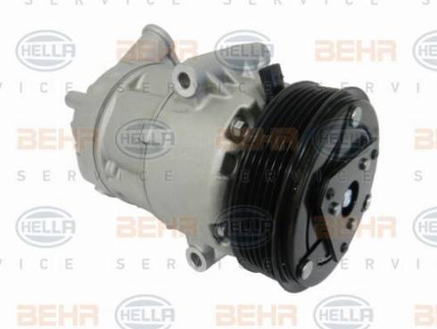 HELLA 8FK 351 002-801 - Компрессор кондиционера autospares.lv