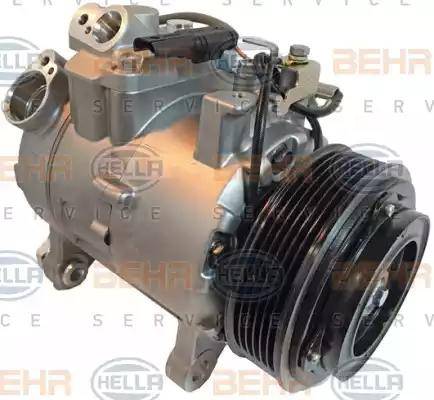 HELLA 8FK 351 002-831 - Компрессор кондиционера autospares.lv