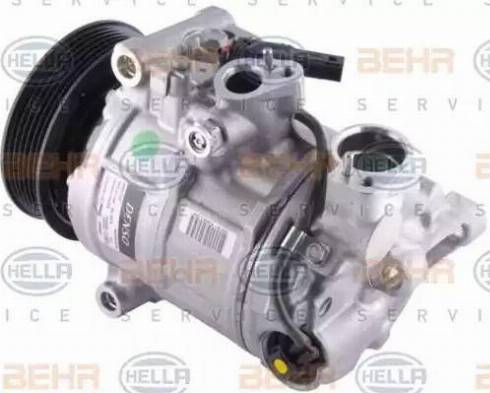 HELLA 8FK 351 002-351 - Компрессор кондиционера autospares.lv