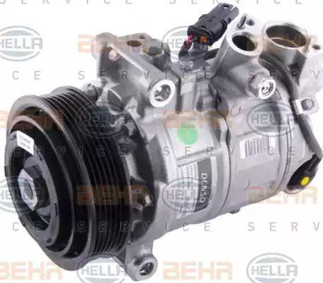 HELLA 8FK 351 002-351 - Компрессор кондиционера autospares.lv