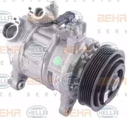 HELLA 8FK 351 002-361 - Компрессор кондиционера autospares.lv