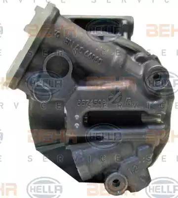 HELLA 8FK 351 002-301 - Компрессор кондиционера autospares.lv