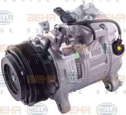 HELLA 8FK 351 002-331 - Компрессор кондиционера autospares.lv