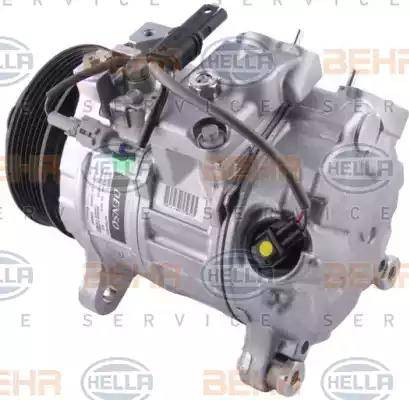 HELLA 8FK 351 002-331 - Компрессор кондиционера autospares.lv