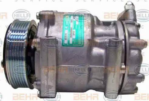 HELLA 8FK 351 002-321 - Компрессор кондиционера autospares.lv