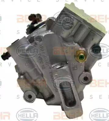 HELLA 8FK 351 002-281 - Компрессор кондиционера autospares.lv