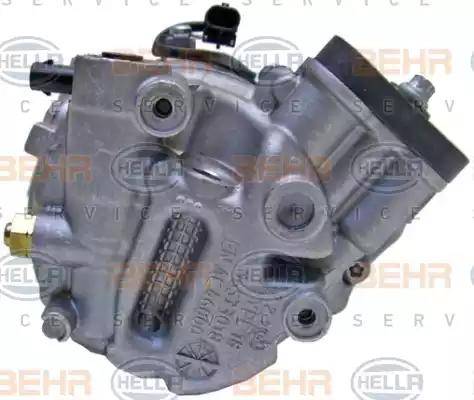 HELLA 8FK 351 002-271 - Компрессор кондиционера autospares.lv