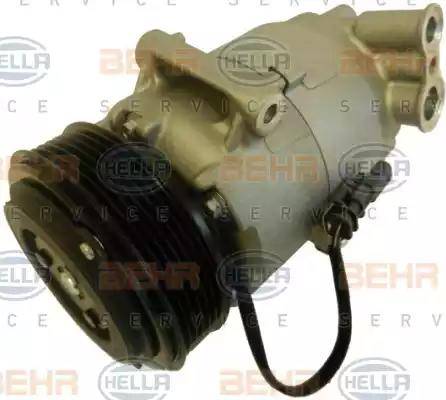 HELLA 8FK 351 002-751 - Компрессор кондиционера autospares.lv