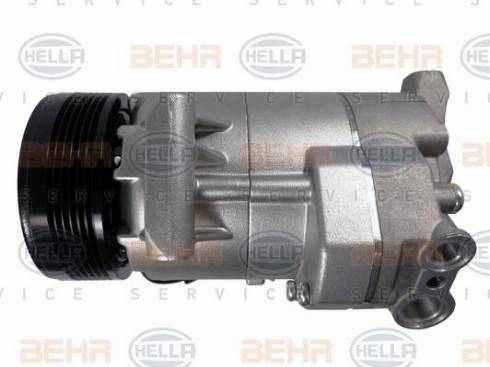 HELLA 8FK 351 002-761 - Компрессор кондиционера autospares.lv