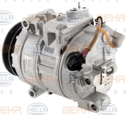 HELLA 8FK 351 007-121 - Компрессор кондиционера autospares.lv